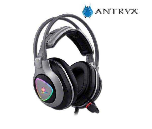 AURICULAR ANTRYX THUNDER GAMING SILVER LED - RGB (AGH-7800S7V) - Imagen 2